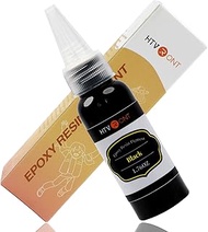 HTVRONT Black Epoxy Pigment - 1.76oz/50ml Resin Pigment Paste, Higher Concentrated & Easy to Mix Bla