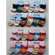 Zoo AVERY STREET Baby Socks (3 in 1) 0-12 Months, 3 Pairs