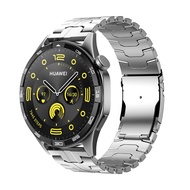 สายรัดอเนกประสงค์ไทเทเนียมหรูหรา22มม. สำหรับ Huawei GT4 46มม. 3 Pro GT3สายนาฬิกาข้อมือธุรกิจโลหะสำหร