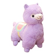 19 Inch Alpaca Plush Toy, Realistic Funny Llama Stuffed Animal Large Doll Plushie Hug Pillow Cute Gi