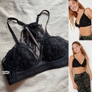 H&m Triaction Racerback Triangle Plunge Wireless Lace Bra No Wire Home Bh Without Wire Seamless Rubb