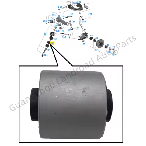 2113332914 Suspension Bushing Front Thrust Arm For Mercedes-Benz C219 W211 R230 R231 CLS350 CLS500 E