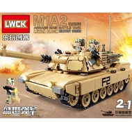 M1a2 Tank Abrams MBT Hummer Military Brick