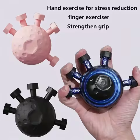 Hand Massager 44–99Lbs Finger Exerciser Trainer Hand Grip Strengthener Rock Climbing Finger Exercise