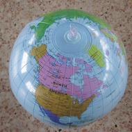 Spot 16 Inch Inflatable Globe English PVC Inflatable Globe with Bracket Hole Globe