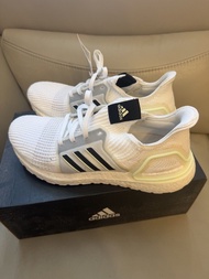 Adidas UltraBOOST 19 White Running Shoes (100% New)
