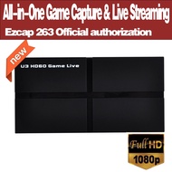 Ezcap263 U3 HD60 All-in-One Game Capture & Live Streaming USB 3.0 Video Record VLC For OBS With MIC