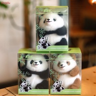 New Panda Pendant Cute Flower Fortune Doll Keychain Chengdu Base Souvenir Plush Toy Gift