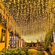 Led Rain Curtain Lights Drapes Drapes LED Curtain Lights Outdoor Decoration Event Decoration Home Lo
