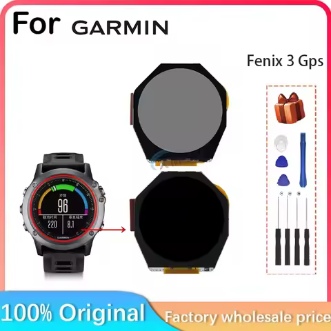 New For Garmin Fenix 3 Gps Smart Watch LCD Screen With Frame Watch Glass Replacement Repair Parts Fo