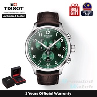 [Official Warranty] Tissot T116.617.16.092.00 Men's Chrono Xl Classic Brown Leather Strap Watch T1166171609200