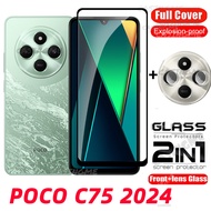 POCO C75 2024 Screen Protector Transparent Full Cover Film For POCO C75 PocoC75 C 75 75C 4G 5G 2024 
