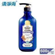 Teddy Clean系列胺基酸抗菌沐浴露-香草廣藿香 600g 12入 箱購