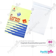 DISCONTINUE Captain Examination Pad/Exam Pad/Foolscap Paper/Kertas Foolscap (A4) (80'pages/Pad) - 1P