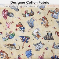 Premium Cotton Fabric Light Brown Tiding of Great Joy, Quilting Treasures Fabric |Sewtizen Fabric & 