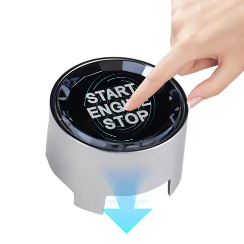 Car Engine Start Stop Switch Button Cover Car Engine Start Stop Button Switch Cover Cap for X1 X3 X4