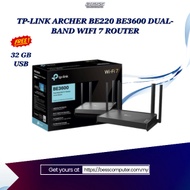 TP-LINK ARCHER BE220 BE3600 DUAL-BAND WIFI 7 ROUTER