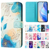 Luxury Fashion Painting Flip Case For Sharp Aquos R9 Sense 9 Plus Wish 4 SH 51E 52E PU Leather Flip 