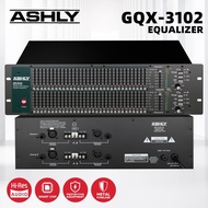 ASHLY GQX3102 equalizer, 2-channel stereo graphic dual 31 segment equalizer