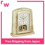 Seiko clock, wall clock, electric wave, analog, rotary ornament, onyx frame, BY223M SEIKO