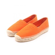 [Pre-owned] Prada PRADA Slip-on Triangle Logo Espadrilles 1S839M Canvas Espadrille Slip-on Women's U