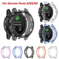 For Garmin Fenix 6S/6/6X Plus Pro Case Protector, Silicone TPU Case Cover for Garmin Fenix 6X Pro/Fenix 6 Pro Solar/Fenix 6S Smart Watch