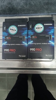 全新 Samsung nvme 990 pro 2TB 4.0 PCle X 2件