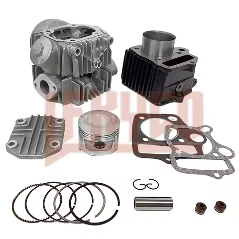 Motorcycle 50mm Big Bore Cylinder Head Top End Rebuild Kit for Honda ATC70 CRF70 JH70 CT70 C70 TRX70