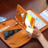 Traveler | 旅行收纳包纯手工真皮多功能拉链钱包手拿包