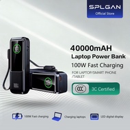 【SPLGAN】40000mAh Power Bank PD 100W Fast Charging Portable Large Battery Capacity Power Station For 
