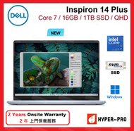 Dell - New Inspiron 14 Plus Core 7 16GB 1TB SSD QHD 14" 筆記型 電腦 (N14PR0)