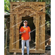Pintu Ukiran Gebyok Jepara | Tanpa Pintu di kasih Pintu jg bisa | Jati