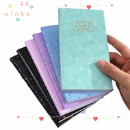 WINTE A6 Planner Notebook, Portable 2027 2027 Planner, Portable Lined Pages Multicolor Weekly Planne
