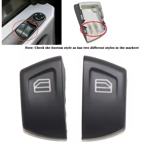 2pcs Car Window Switch Button Covers for Mercedes Vito Viano W639 Sprinter II 906 2003‑2013 80762437