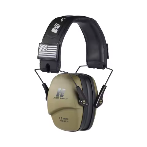 Tactical Headset Ear Protection Shooting Headphones for Hunting Hearing Earmuff Noise Reduction Tact