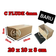 C-FLUDE 4MM PACKING CARDBOARD 20x10x8cm ONLINE SHOP PACKING CARDBOARD/ 20 x 10 x 8 CM