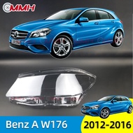 สำหรับ Mercedes Benz A ไฟหน้า W176 (2012-2016) A180 A200 A260 A45 AMG ฝาครอบไฟหน้าไฟหน้าฝาครอบ Lampu