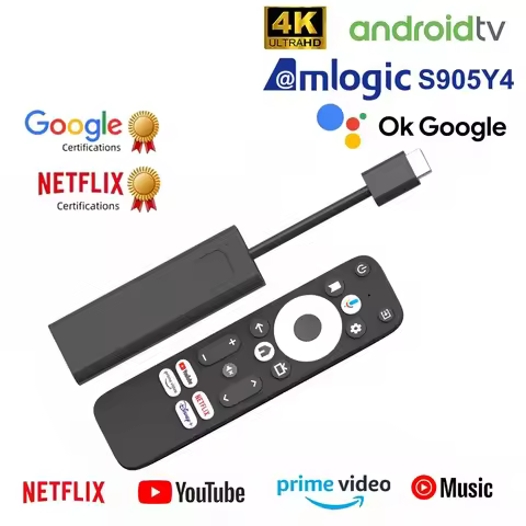 Dcolor GD1 Google certified TV Stick Android 11 4K BT Voice Remote S905Y4 AV1 2GB RAM 16GB ROM 5G Wi
