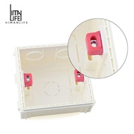 Avoir Mounting Box Internal Box 86mm*86mm*50mm PVC Conceal Box Adjustable Junction Box