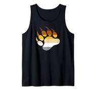 Gay Bear Flag Bear Paw Tank Top