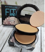 MAYBELLINE FIT-ME POWDER 2 IN 1 / BEDAK FIT-ME MURAH / BEDAK BASAH DAN KERING / WARNA NATURAL / COD