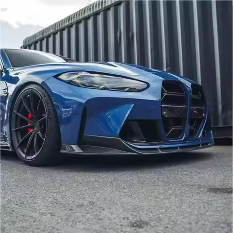 G80 G81 M3 G82 G83 M4 CT Style Dry Carbon Fiber Front Bumper Chin Lip Splitter 2020+