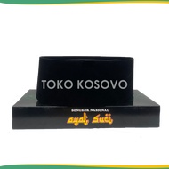 GROSIR (10 Pcs) Songkok Hitam AYAT SUCI AC Tinggi 8 9 10 Peci Sholat Bludru Anak Laki Pria Dewasa Sa