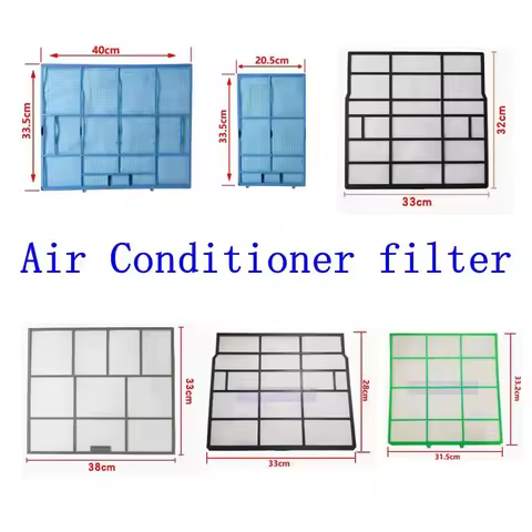 For MITSUBISHI Air Conditioner filter 31.5X33.5/35/29.5/33.2/33/32CM 33X32CM 34X35CM 40x20.5CM Filte
