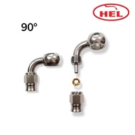 AN3 Nipple/AN4 Stainless Steel Brake Hose Banjo Fitting 0 /45 /90 MotorcycleOriginal