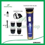 [READY STOCK] Geemy GM 6005 Professional Hair Clipper Rechargeable Hair Trimmer Men Electric Beard T