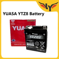 (100% DIJAMIN ORIGINAL) YTZ8 YUASA BATTERY YTZ8V XMAX 250/R25