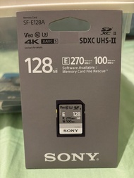 Sony SF-E UHS-II SDXC 128GB (270MB/R, 120/100MB/W) SF-E128A