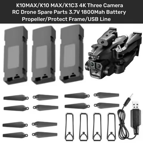 K10 MAX Drone Battery K10 Battery K10MAX/K10 MAX/K1C3 RC Drone Quadcopter Spare Parts 3.7V 1800Mah B