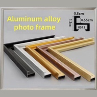 Border width: 1.3cm (13mm) Material: Aluminum alloy Color: Rose Gold/Titanium Gold  Aluminum Alloy U